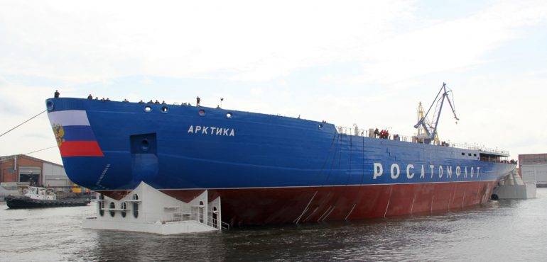 Король Арктики: Россия спускает на воду мощнейший в мире ледокол