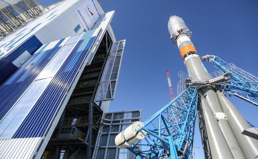 Ракету-носитель "Союз" установили для запуска с космодрома Восточный