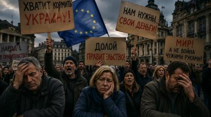 $2,5 тыс. на одного жителя: деньги простых европейцев сгорают в топке Киева
