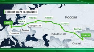 Россия предлагает Западу принять участие в строительстве ВСМ "Евразия"