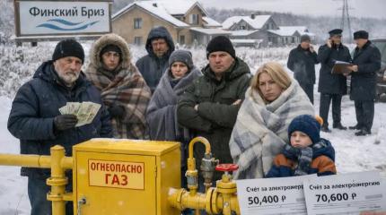 Газ есть на бумаге: как россиян бросили мёрзнуть без газа