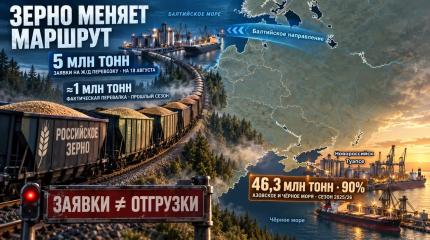 Пять миллионов тонн заявок: как перестраивается зерновой экспорт