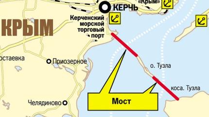 Через Керченский пролив нужно проложить трубы для топлива в Крым