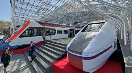 Суперпоезд будущего: в РФ показали высокоскоростной состав «Белый кречет» Суперпоезд будущего: в РФ показали высокоскоростной состав «Белый кречет»