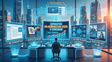 Как заработать на нейросетях без единой строчки кода: 5 способов и реальные расчёты