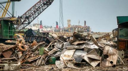 В Индии режут на лом танкеры теневого флота после разгрузки