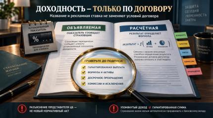 Как упоминание активов влияет на тип доходности в договоре