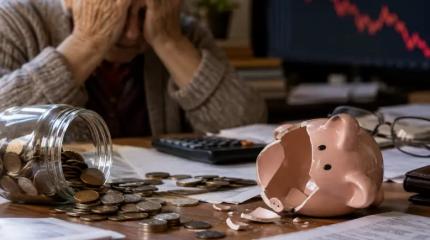 Пенсии исчезли, фонды рухнули: полмиллиона россиян остались без накоплений