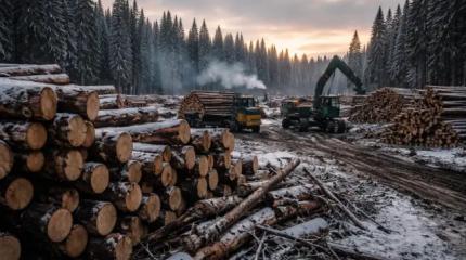 Тайга на грани: лесная отрасль России рухнула до минимума за 10 лет
