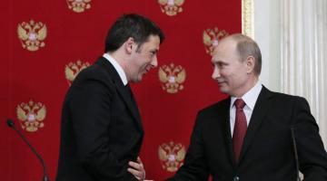 Путин и Ренци обсудили сотрудничество РФ и Италии