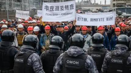 «Путин, помогите»: на Дальнем Востоке китайские рабочие устроили протест