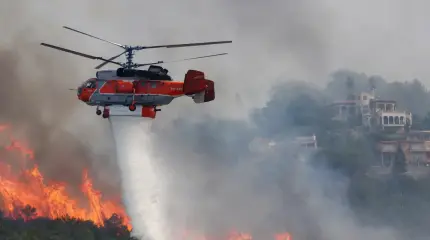 Леса Испании горят в санкционном огне: вертолёты Ка-32 стоят на приколе
