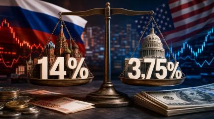 Что значат 14% в России и 3,75% в США для вашего вклада и кредита