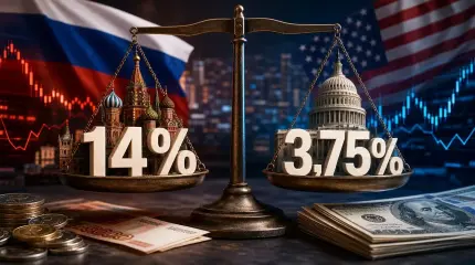 Что значат 14% в России и 3,75% в США для вашего вклада и кредита