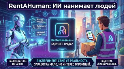 ИИ нанимает людей за деньги: пошаговый гайд по заработку на платформе RentAHuman