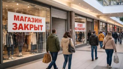Кризис усиливается: в РФ число закрытых магазинов может побить рекорды