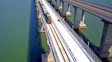 Железнодорожный мост в Крым окончательно готов