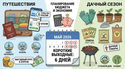 Шесть дней отдыха и высокая инфляция: как провести майские праздники без удара по бюджету
