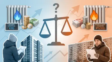 Отопление в Литве и России: сравнение платежек за 60 кв. м в 2026 году