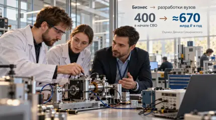 Вложения бизнеса в разработки вузов выросли до 670 млрд рублей