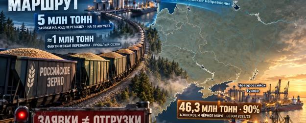 Пять миллионов тонн заявок: как перестраивается зерновой экспорт