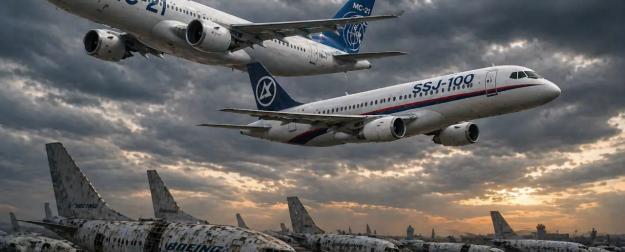 Задача «убить Boeing» — официально: в РФ заявили об амбициях МС-21 и SJ-100