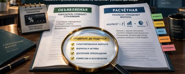 Как упоминание активов влияет на тип доходности в договоре