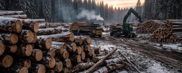 Тайга на грани: лесная отрасль России рухнула до минимума за 10 лет