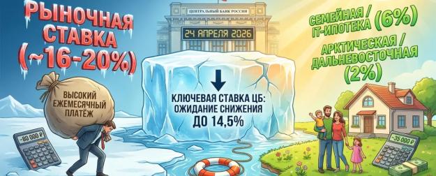 Семейная ипотека за 6% против рыночной за 20%: сколько вы переплатите и как сэкономить