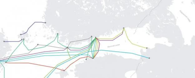 Еще три подводных кабеля в Финском заливе вышли из строя