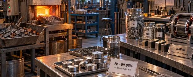 Железная часть редкоземельного магнита: что предлагает Hertha Metals