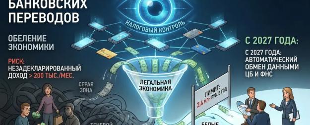 Кого налоговая начнёт проверять по переводам уже в 2026 году