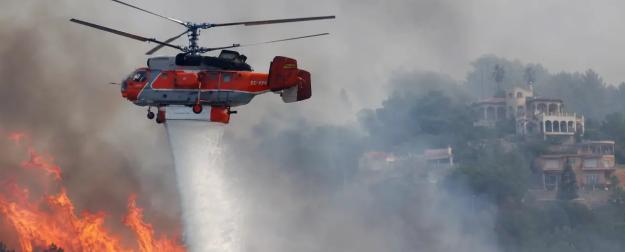 Леса Испании горят в санкционном огне: вертолёты Ка-32 стоят на приколе