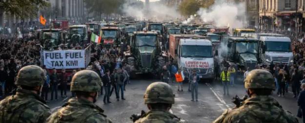 Ирландия взорвалась: бизнес и население на грани топливного коллапса