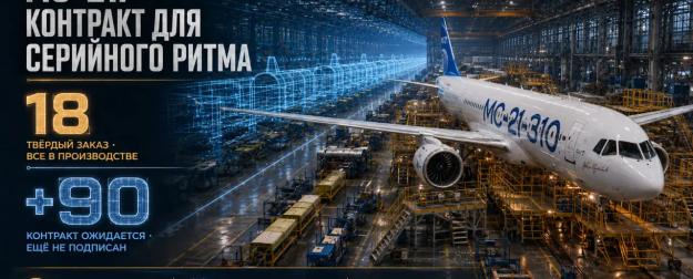 Контракт на 90 МС-21 связали с загрузкой Иркутского авиазавода