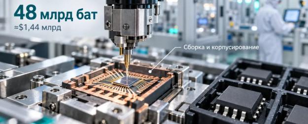 Infineon расширит сборку чипов в Таиланде за 48 млрд бат