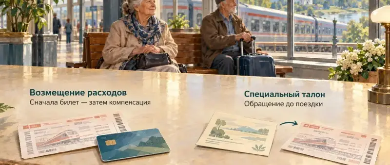 Пенсионерам доступны два способа компенсации проезда к месту отдыха