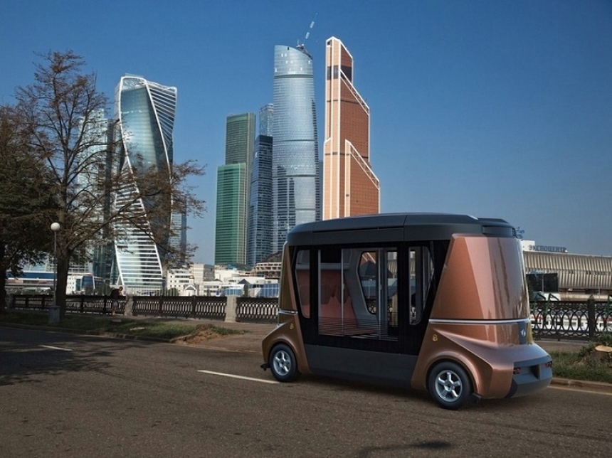 «Матрёшка» на колёсах: российский беспилотный автобус удивляет мир