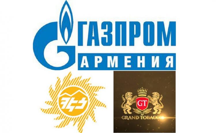 Рейтинг крупнейших: «Газпром Армения» вновь первый