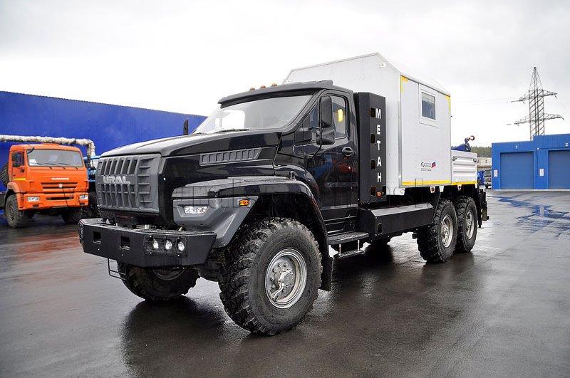 Вышел в свет новый грузовик УРАЛ-NEXT на газовом топливе