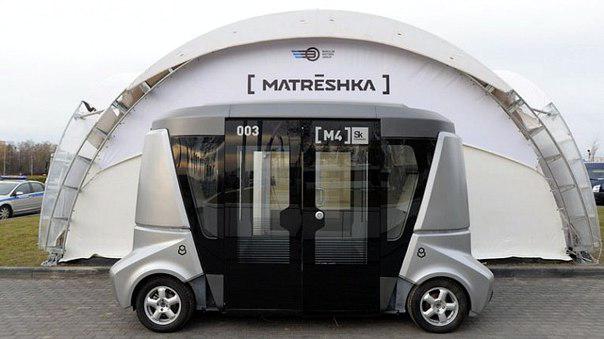 Во Владивостоке запустят первые рейсы беспилотных автобусов «MatrЁshka»
