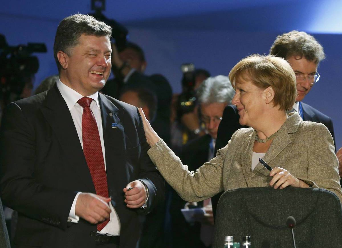 Меркель успокоила Порошенко. Ненадолго.