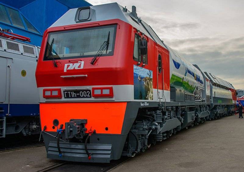 Мощнейший в мире: локомотив на сжиженном газе: ГТ1h-002