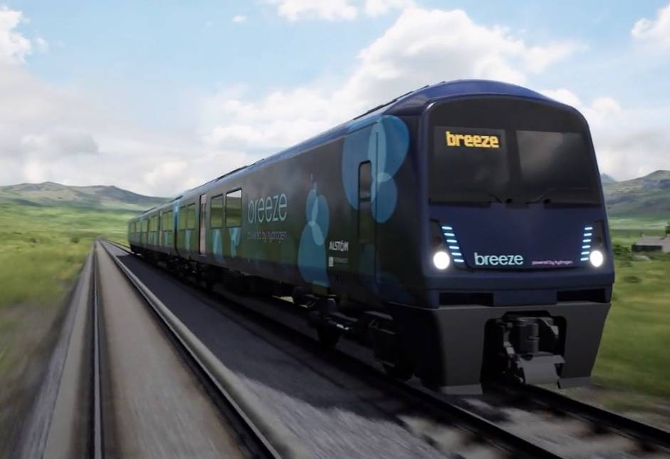 «Бриз»: представлен новый водородный поезд