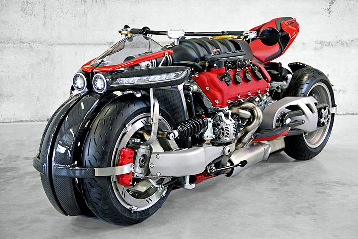 Летающий мотоцикл-трансформер  La Moto Volante поступит в продажу