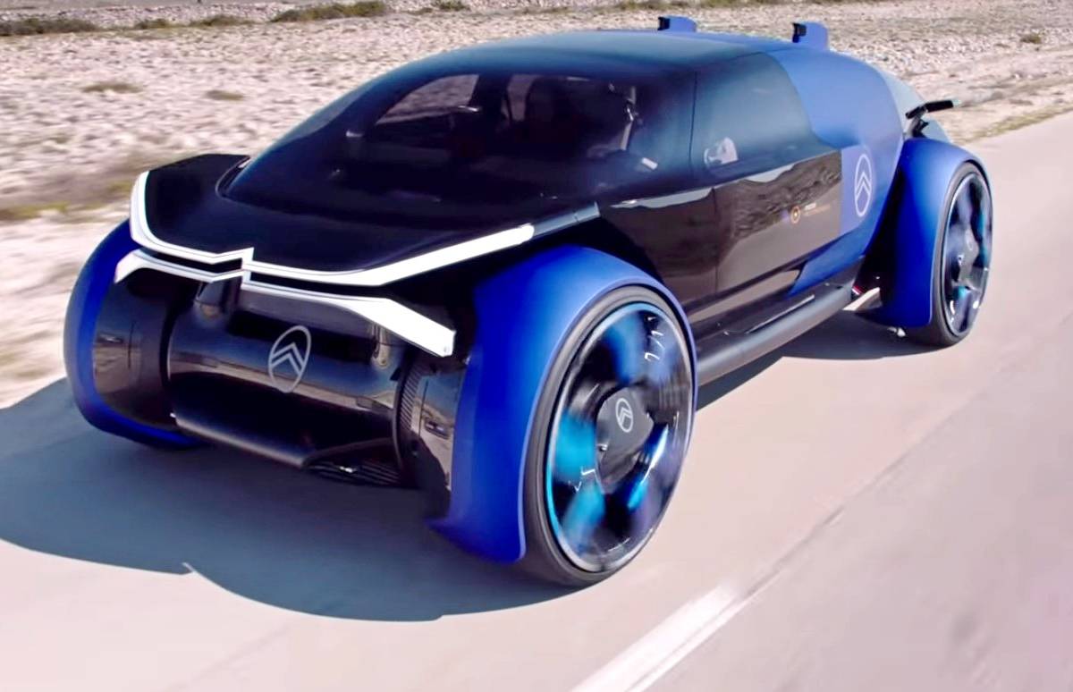 Citroen представила прототип необычного электрокара