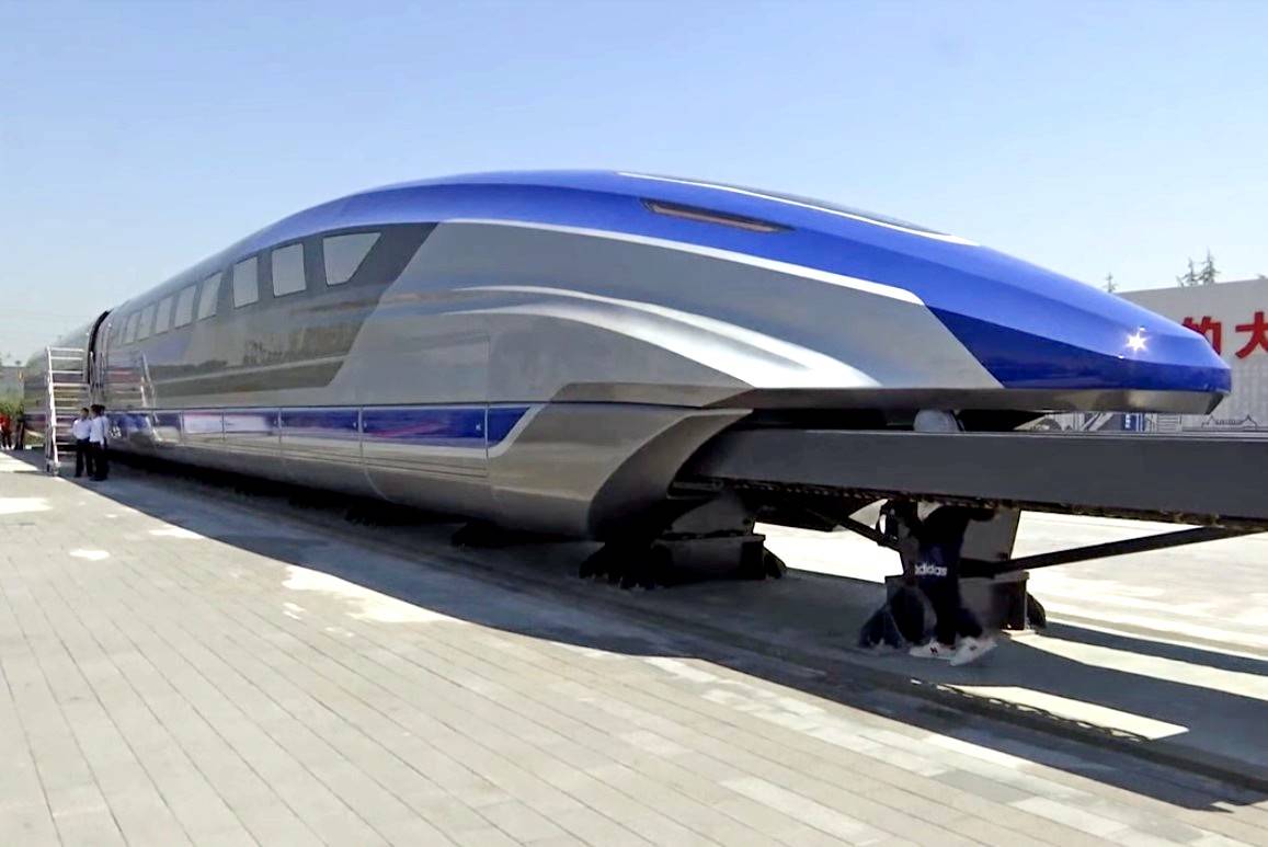 В Китае создали поезд, разгоняющийся до 600 км/ч