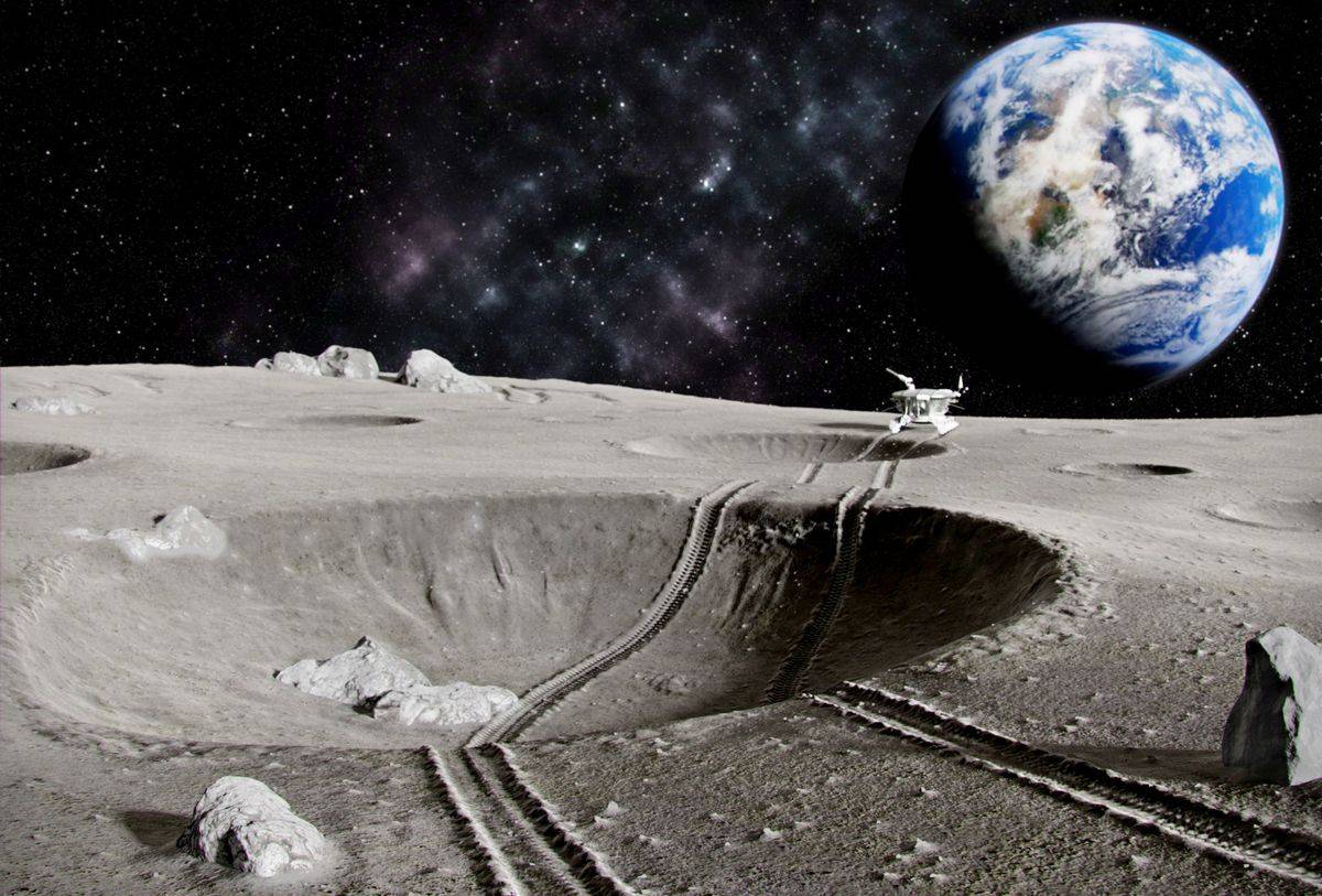 В России разработали проект лунного робота-геолога