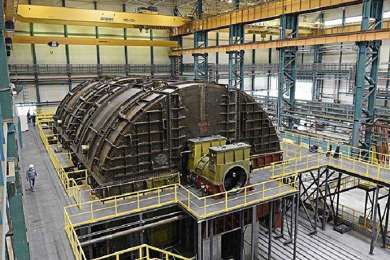 В России изготовлена первая тихоходная турбина большой мощности для новых АЭС