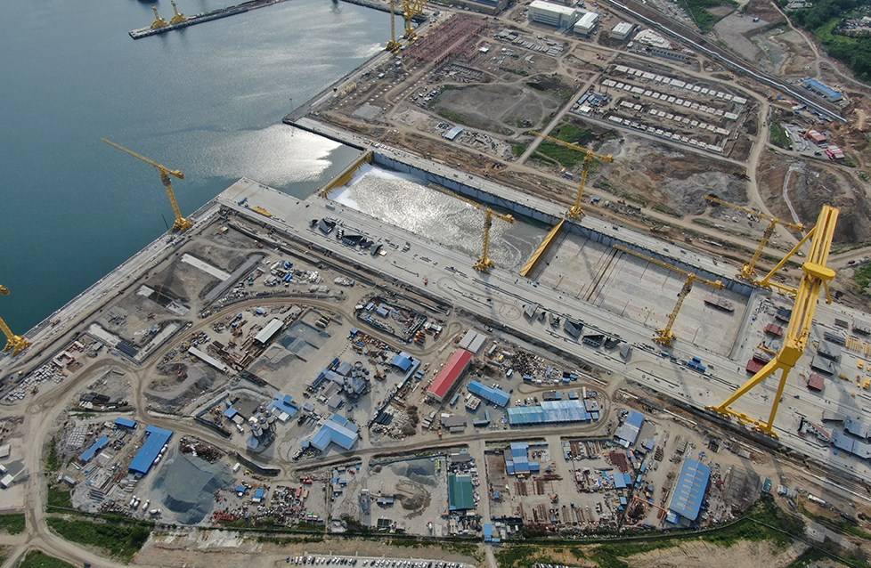 Россия досрочно завершила строительство одного из крупнейших в мире сухих доков